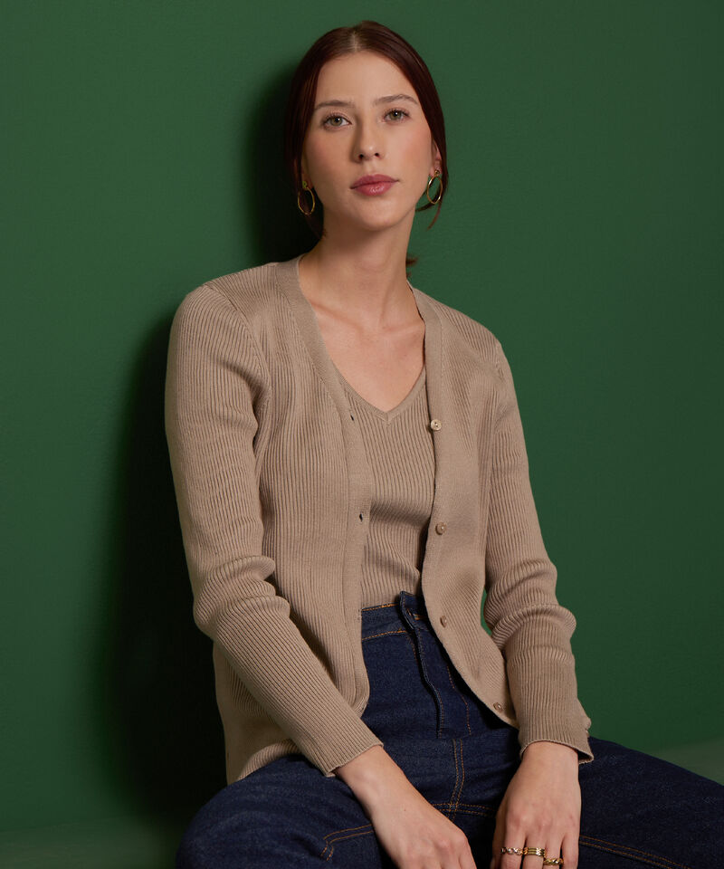 Saco Abierto Con Camisilla Interna