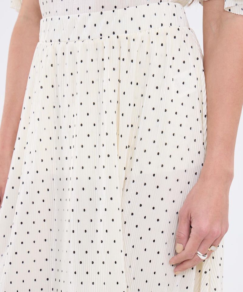 Falda Texturizada Con Estampado