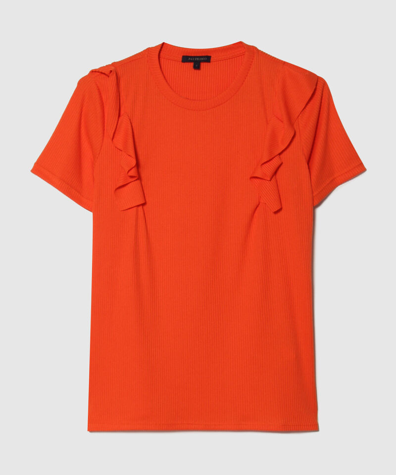 Camiseta Texturizada con Arandelas