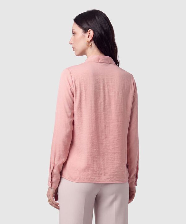 Blusa Cruzada Manga Larga Mujer