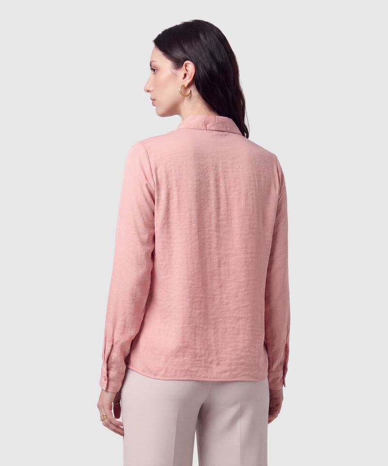 Blusa Cruzada Manga Larga Mujer