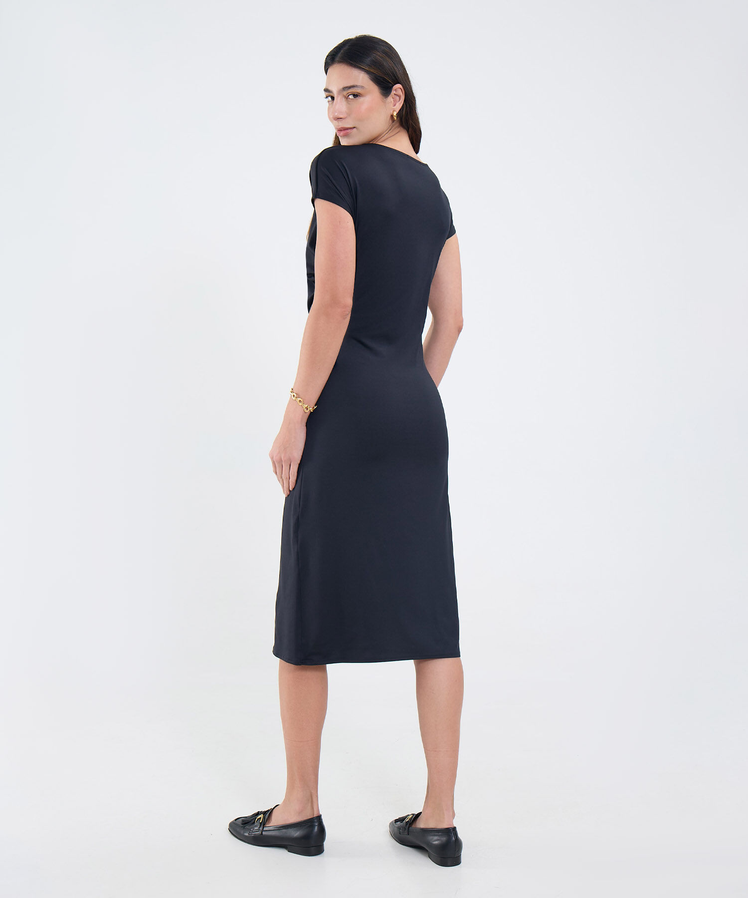 Vestido Drapeado