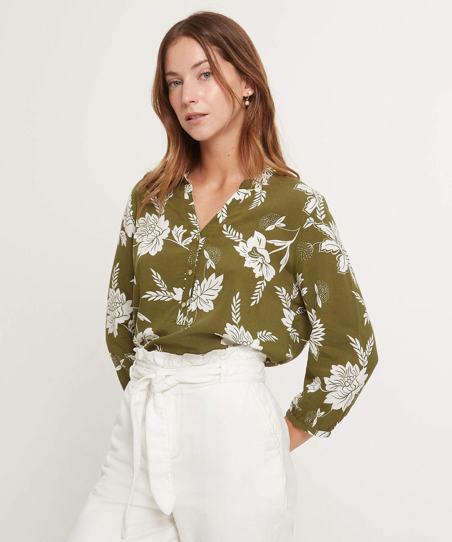 Blusa Manga 3/4 Estampada