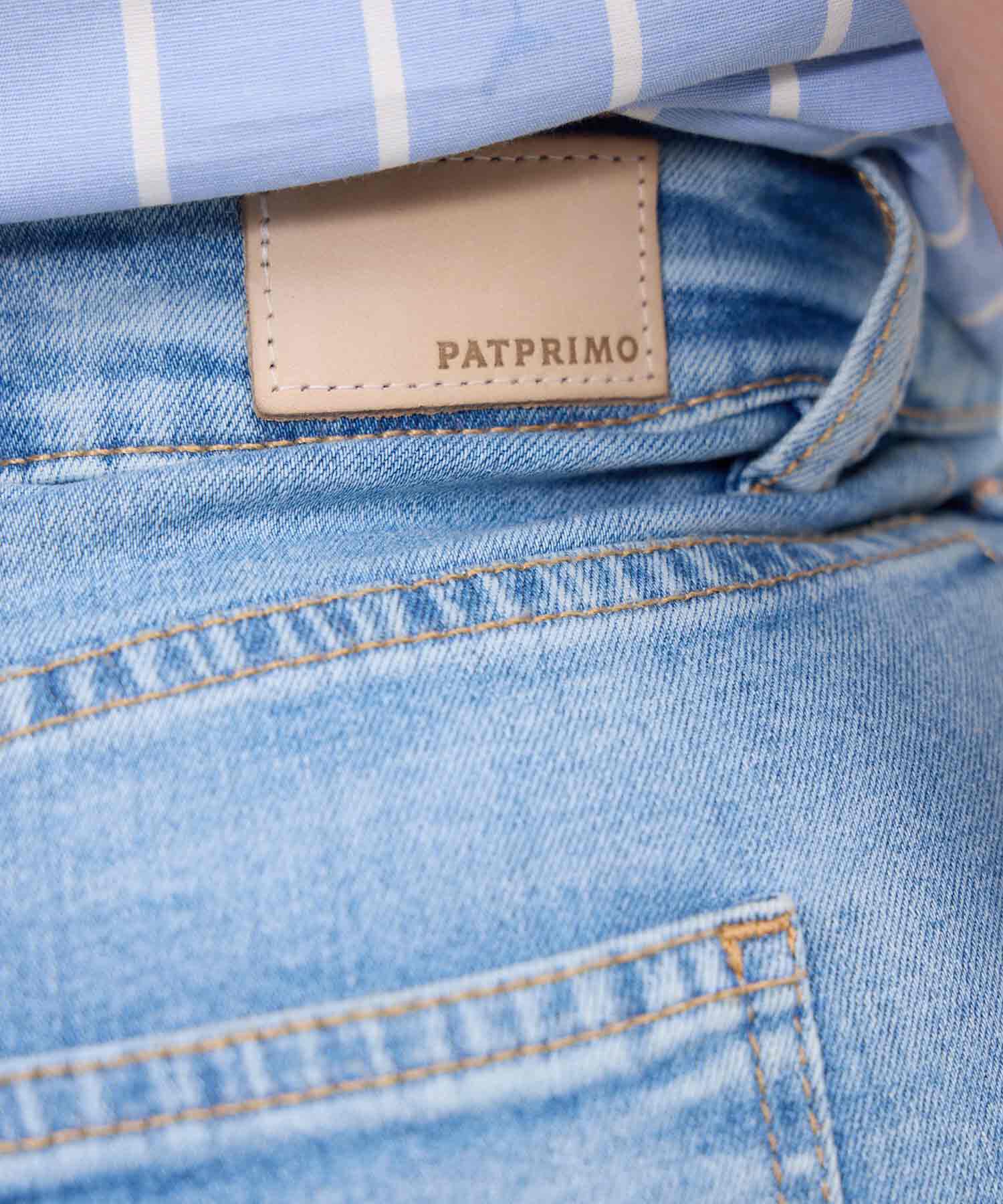 Jeans Culotte Tono Claro