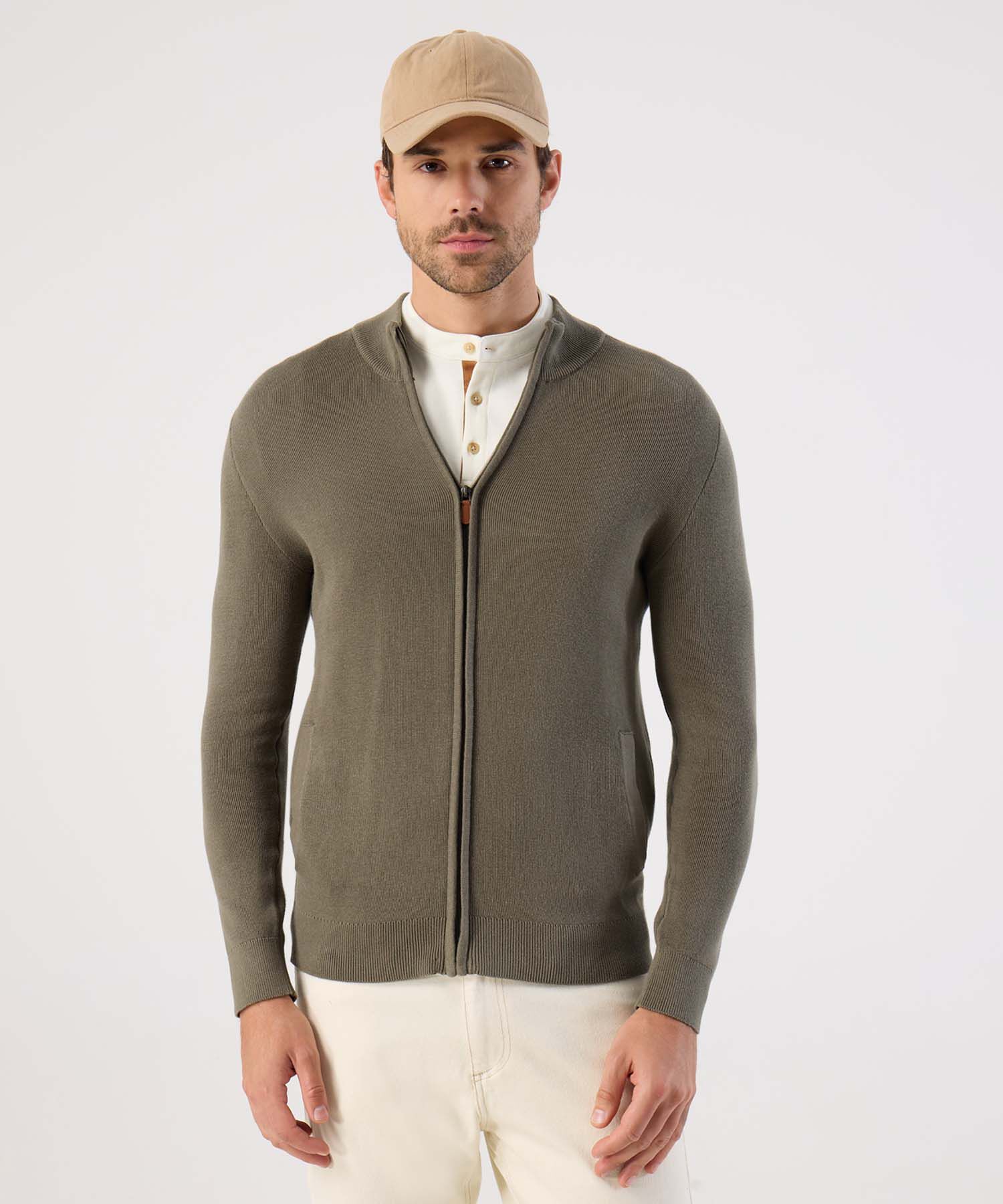 Buzo Con Cremallera Frontal Para Hombre