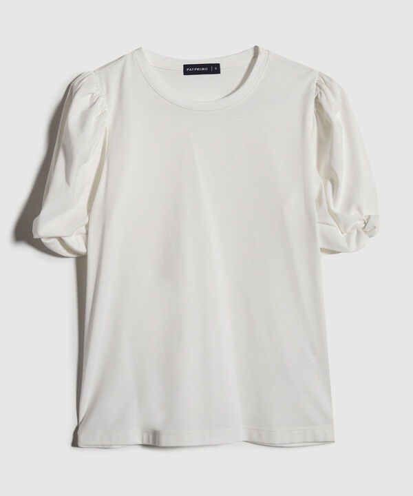 Camiseta Con Detalle En Manga