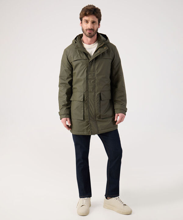 Chaqueta Parka Unicolor  image number null