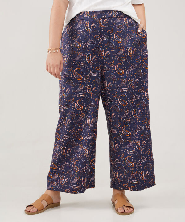Pantalón Culotte Estampado image number null