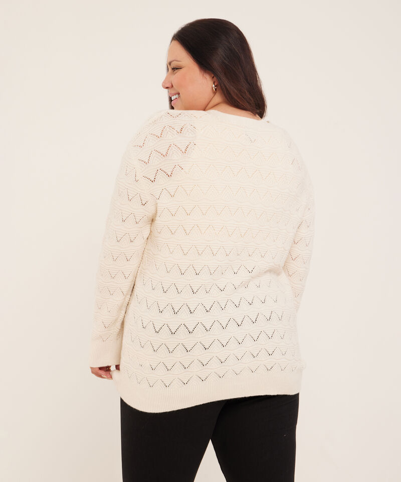 Saco Con Textura Y Botones