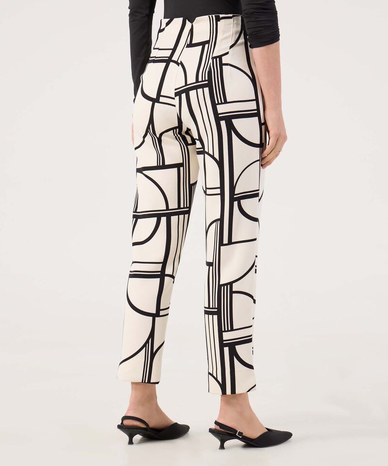 Pantalón Tiro Alto Estampado