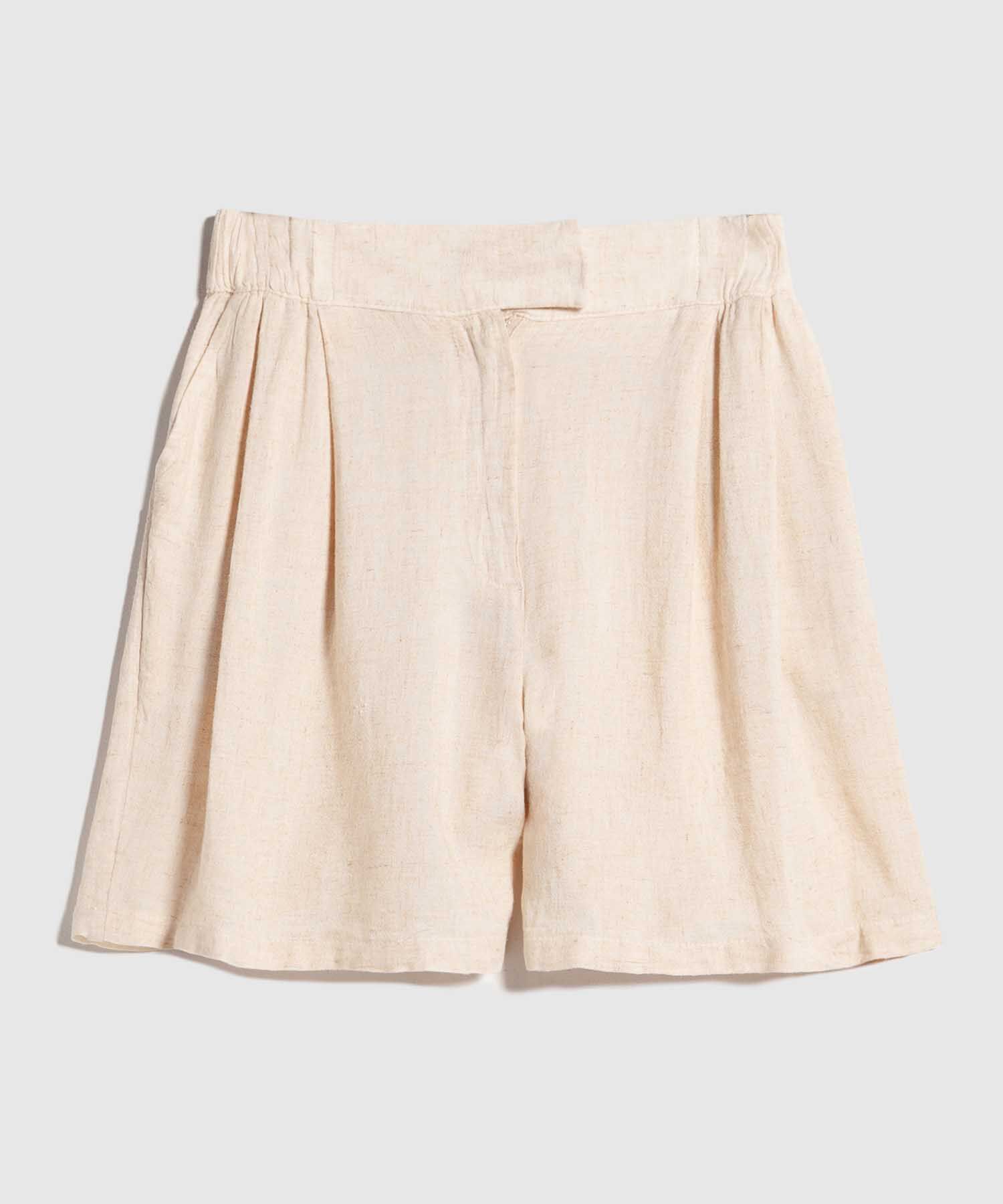 Short en Efecto Lino
