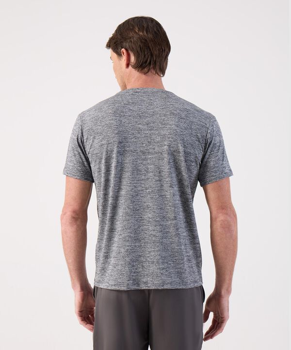 Camiseta Manga Corta Cuello Redondo Jaspe