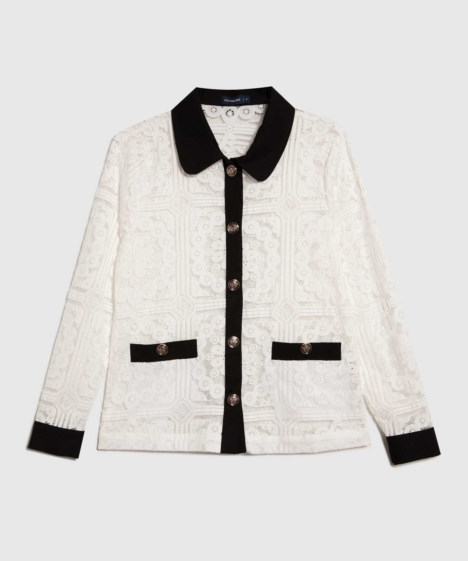 Chaqueta en Encaje