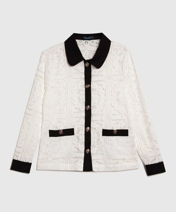 Chaqueta en Encaje