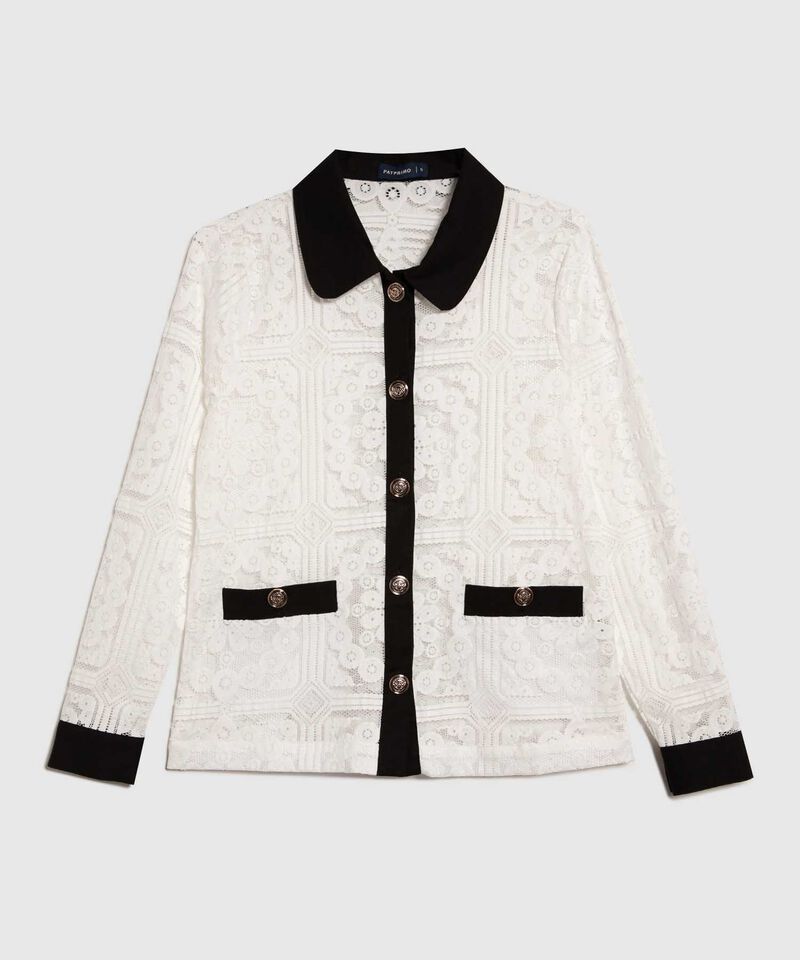 Chaqueta en Encaje