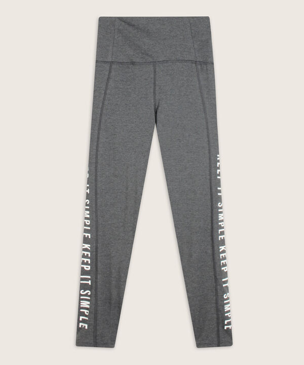 Leggings Con Estampado Screen En Costados