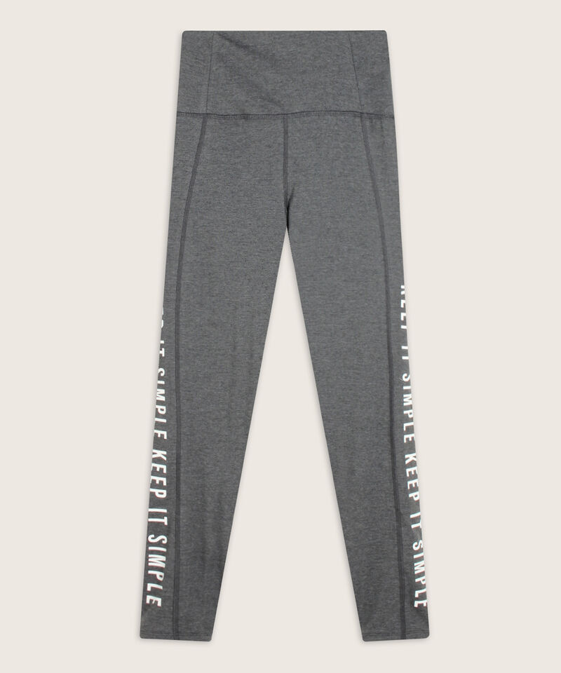 Leggings Con Estampado Screen En Costados