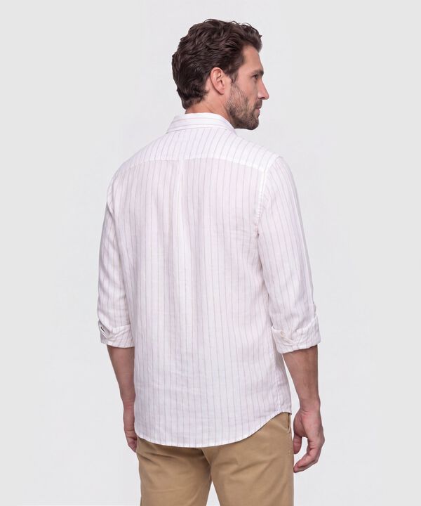 Camisa Casual a Rayas para Hombre