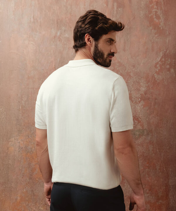 Polo De Punto Manga Corta Estilo Cl&aacute;sico Para Hombre