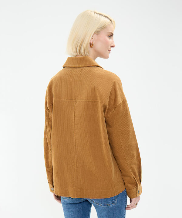 Sobrecamisa en Efecto Pana
