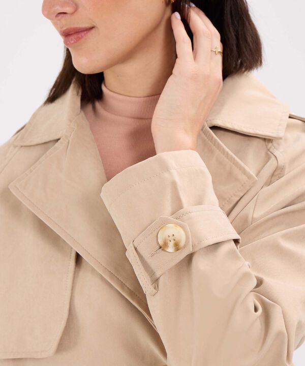 Chaqueta Trench Cruzada image number null
