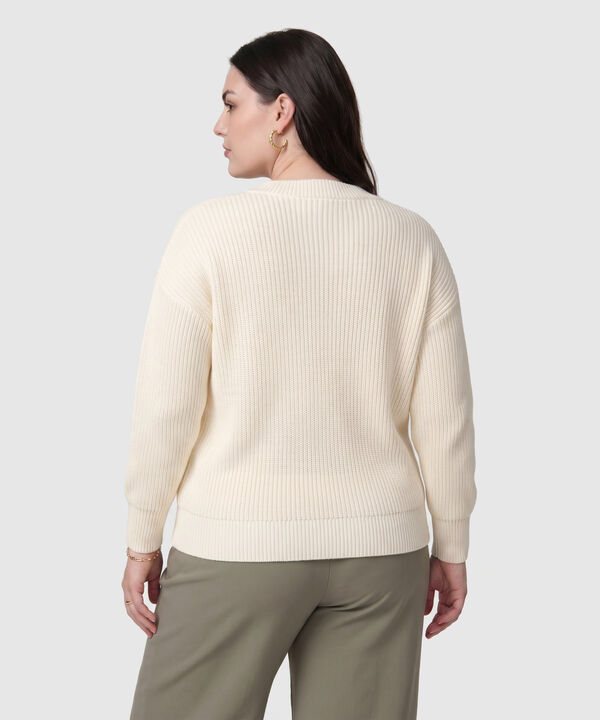 C&aacute;rdigan De Punto Con Textura Para Mujer Curvy
