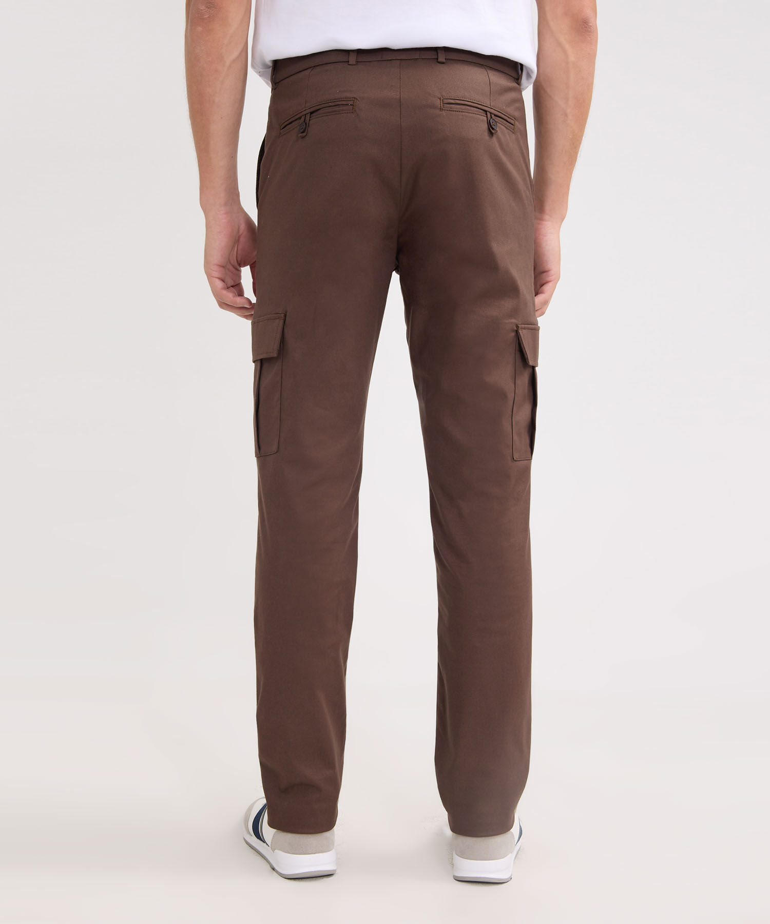 Pantalón Cargo Con Fuelle
