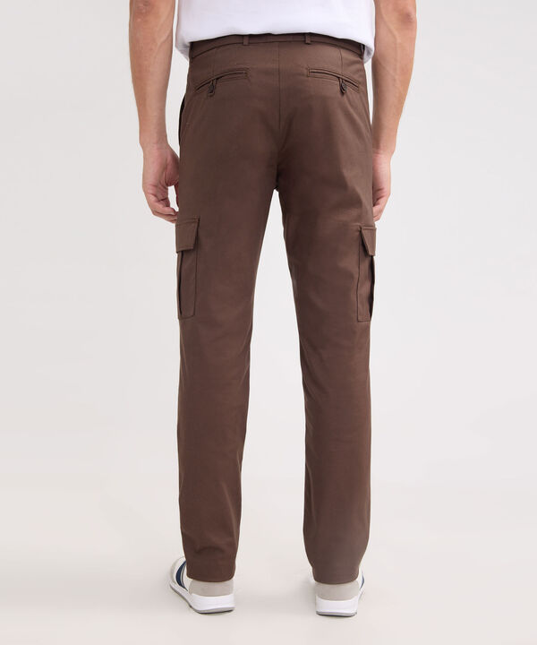 Pantalón Cargo Con Fuelle
