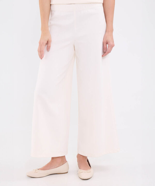 Pantalon culotte unicolor para mujer image number null