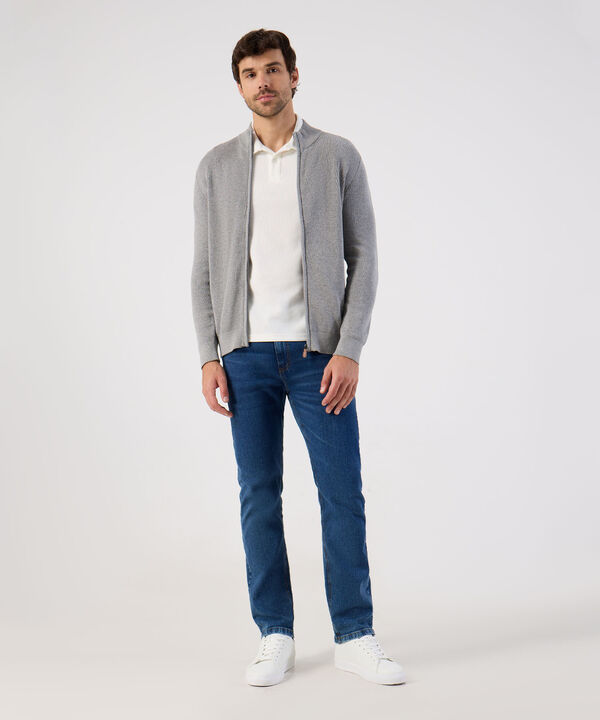 Polo En Tejido Acanalado Para Hombre image number null