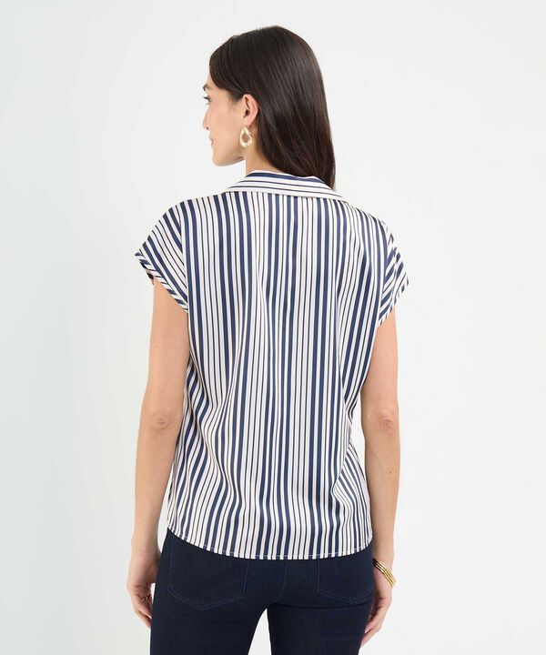 Blusa Satinada Estampada
