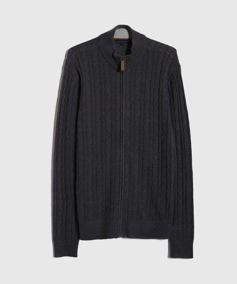 Saco Cuello Alto Con Cremallera