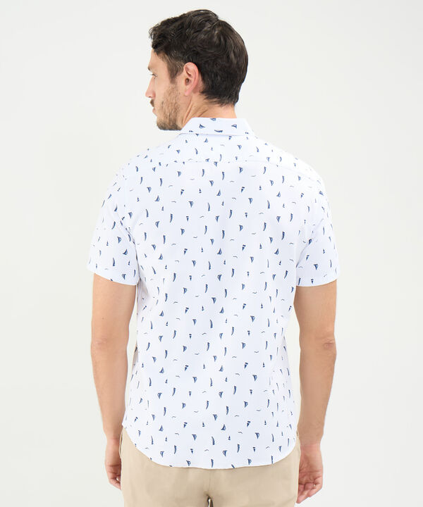 Camisa Estampado de Barcos