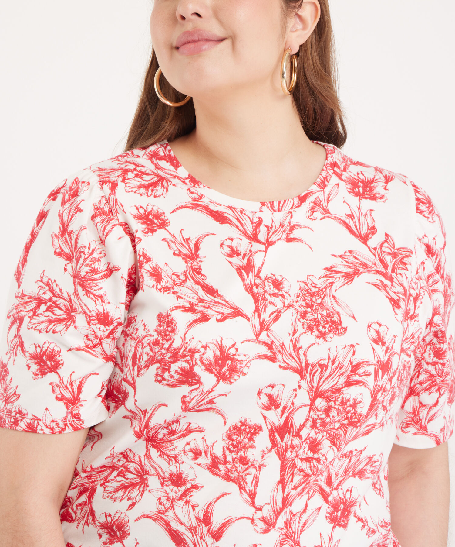 Camiseta Manga 3/4 Estampada