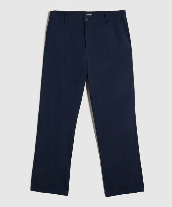 Pantal&oacute;n Chino con Bolsillos Laterales Hombre