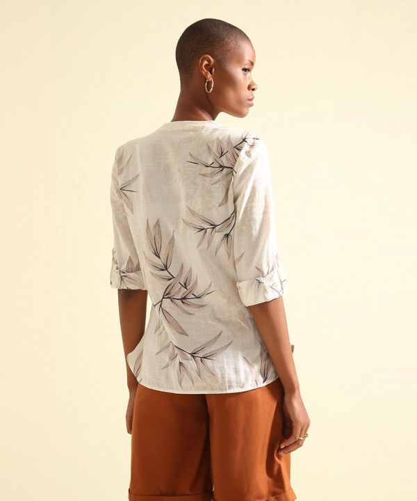 Blusa Manga Larga  Estampada