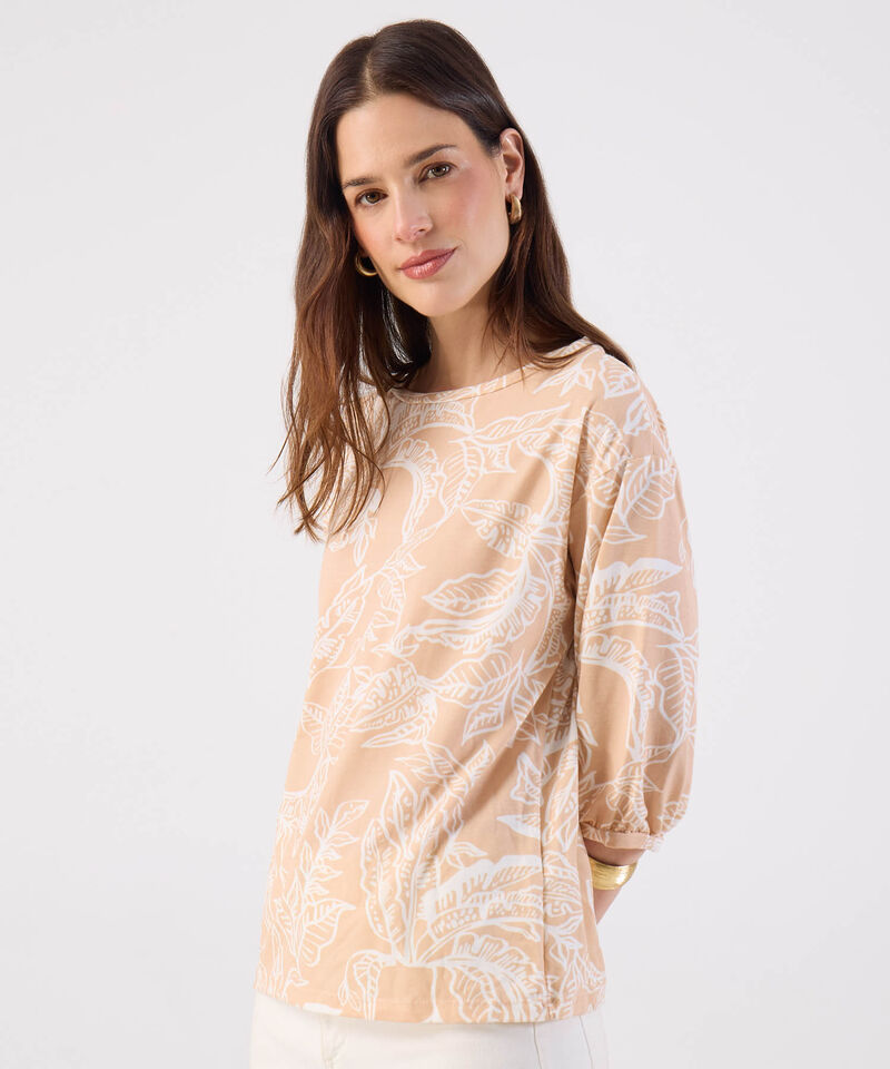 Camiseta Estampado Floral