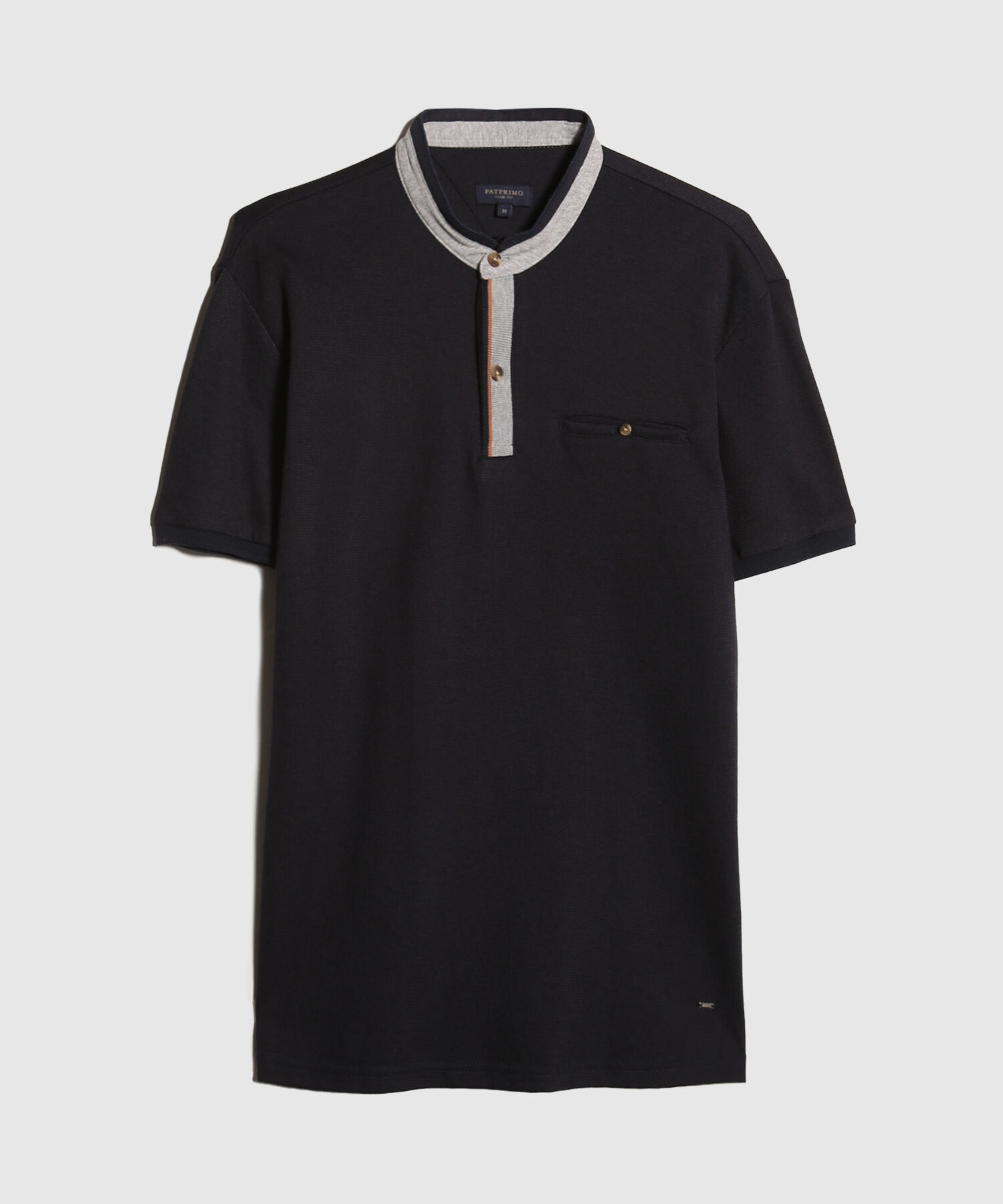 Polo Cuello Neru Con Bolsillo