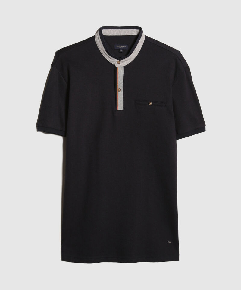 Polo Cuello Neru Con Bolsillo