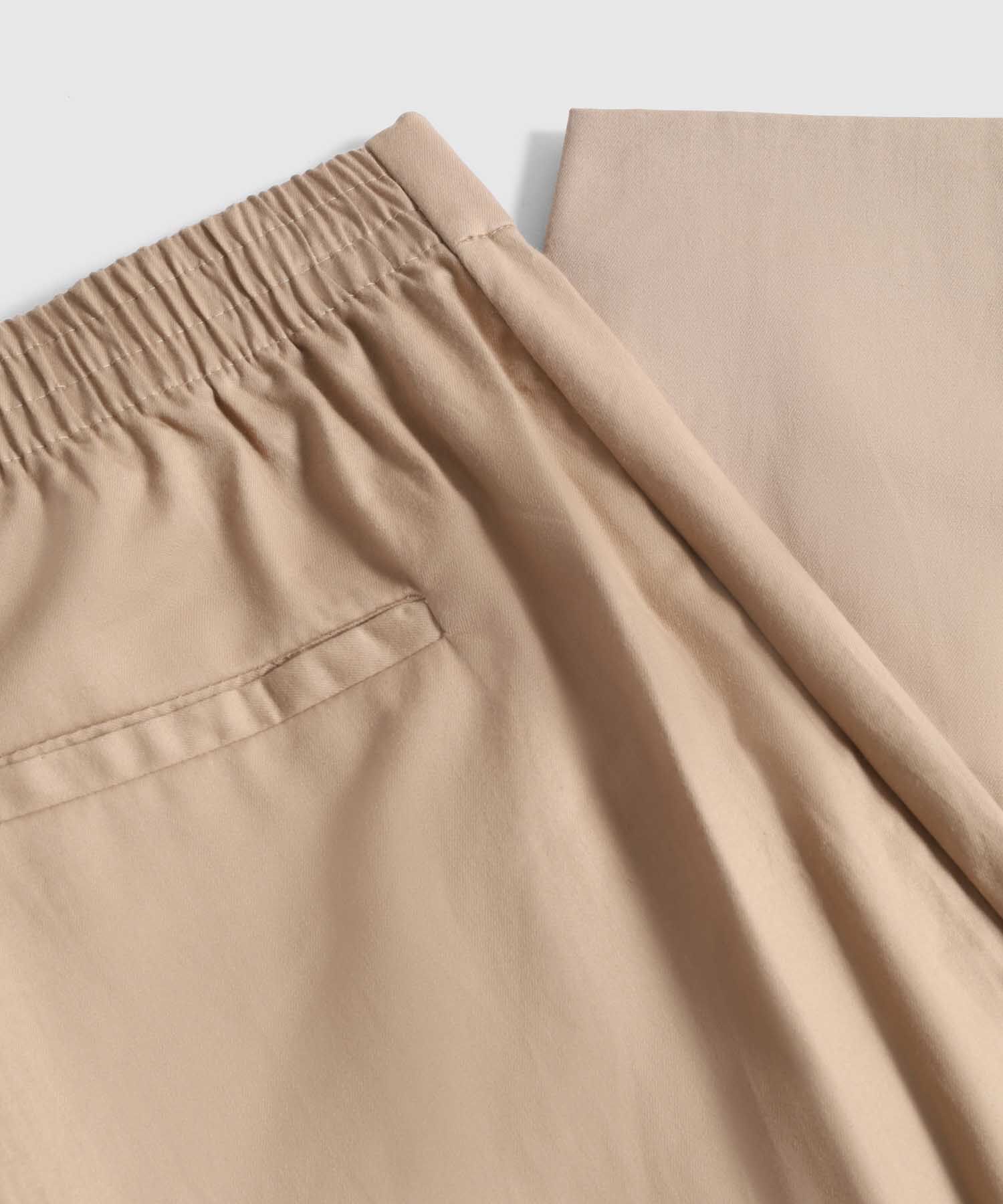 Pantalón Mujer Culotte Ancho Cintura Elástica