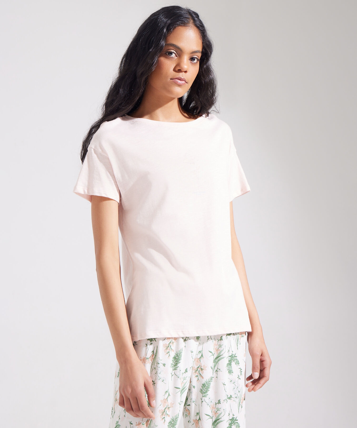 Pijama Set Camiseta Manga Corta Y Pantalon Largo Estampado Compra Online Patprimo