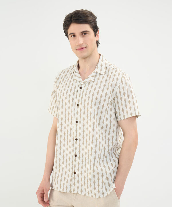 Camisa Resort Estampada