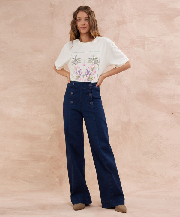 Jean Wideleg Nautico Tono Raw image number null