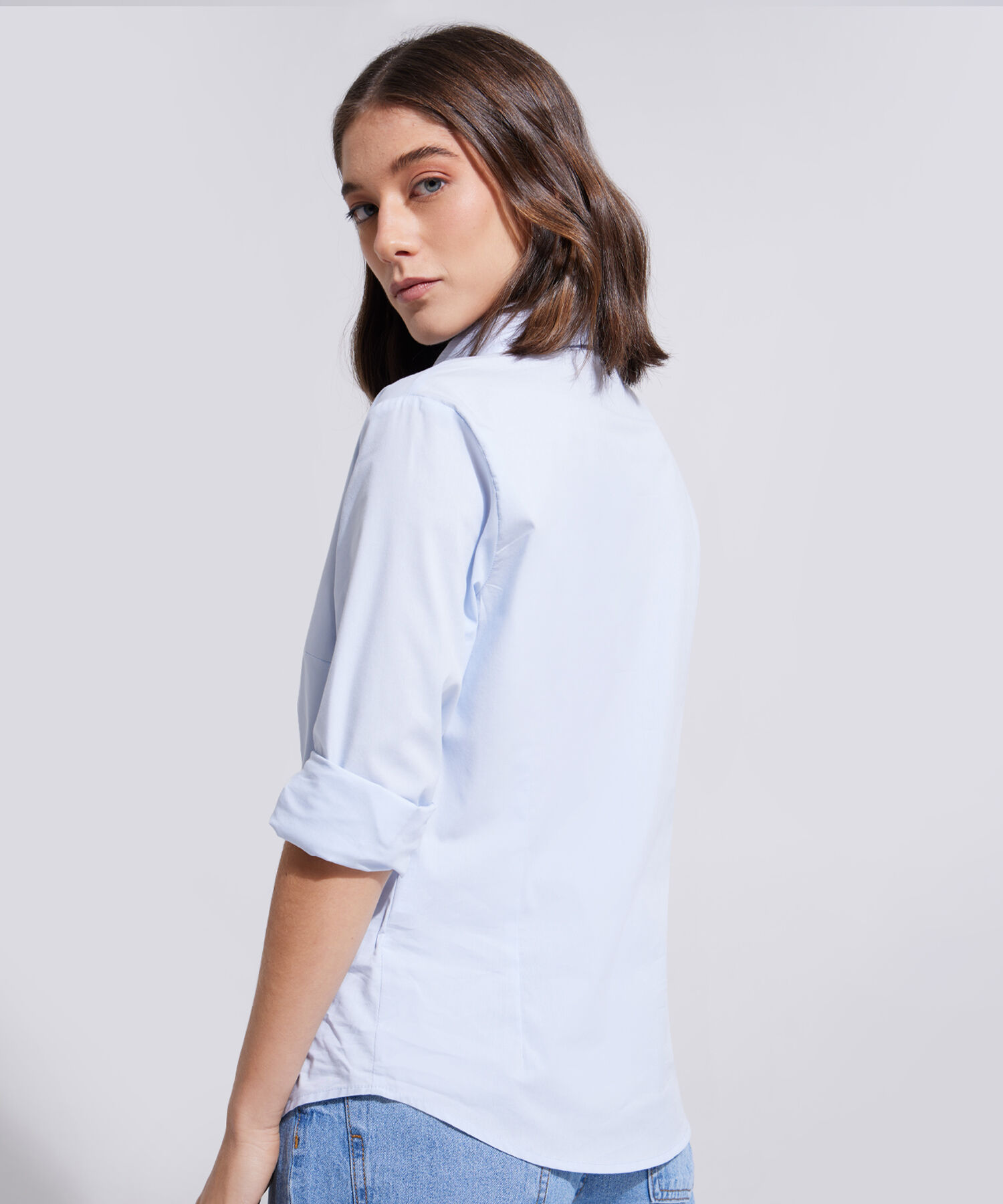 Camisa Casual Semi Ajustada