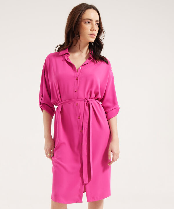 Vestido Corto Con Cuello Camisero image number null