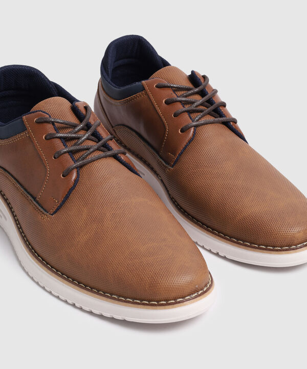 Zapato Casual De Textura Microperforada Hombre image number null