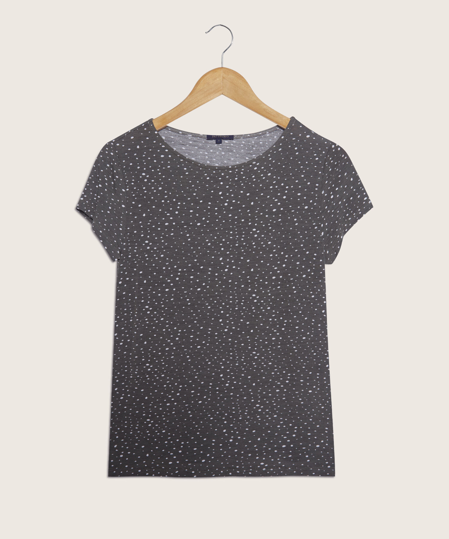 Camiseta Escote Redondo Negro