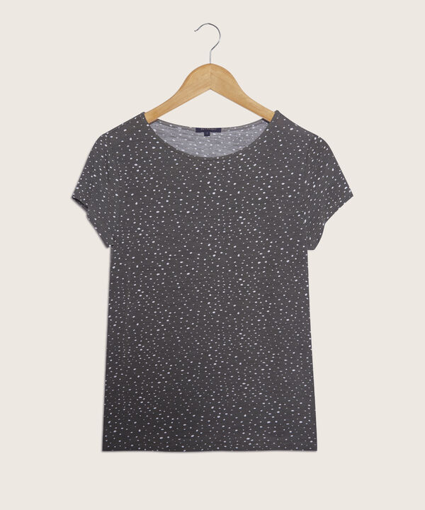 Camiseta Escote Redondo Negro