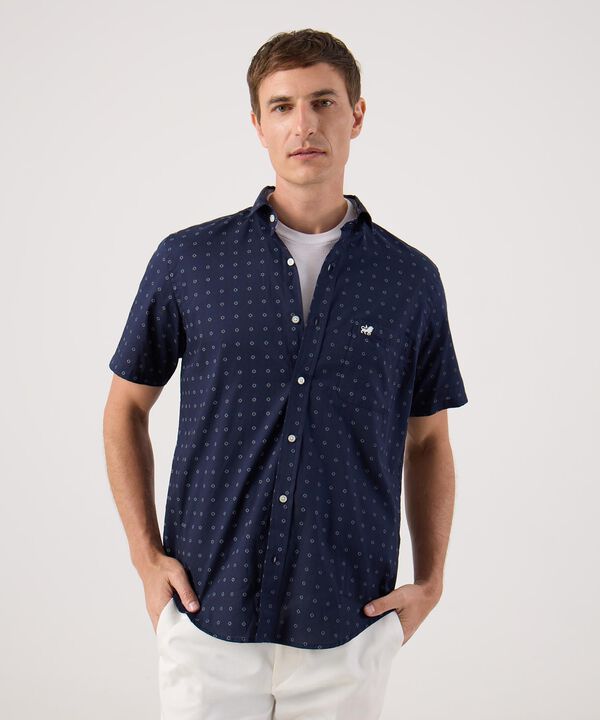 Camisa Manga Corta Con Bolsillo image number null