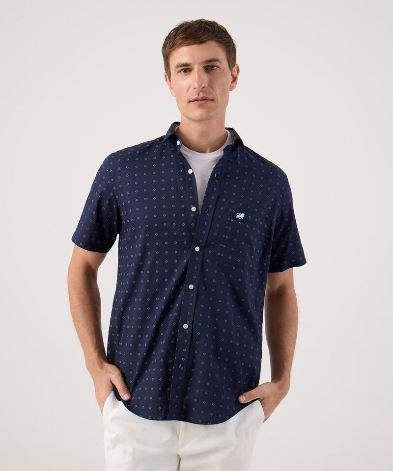 Camisa Manga Corta Con Bolsillo